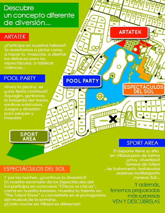 Entertainment for all the family in Camping Villasol in Benidorm - Camping  Villasol