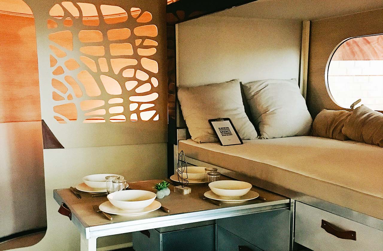 Interior autocaravanas de lujo