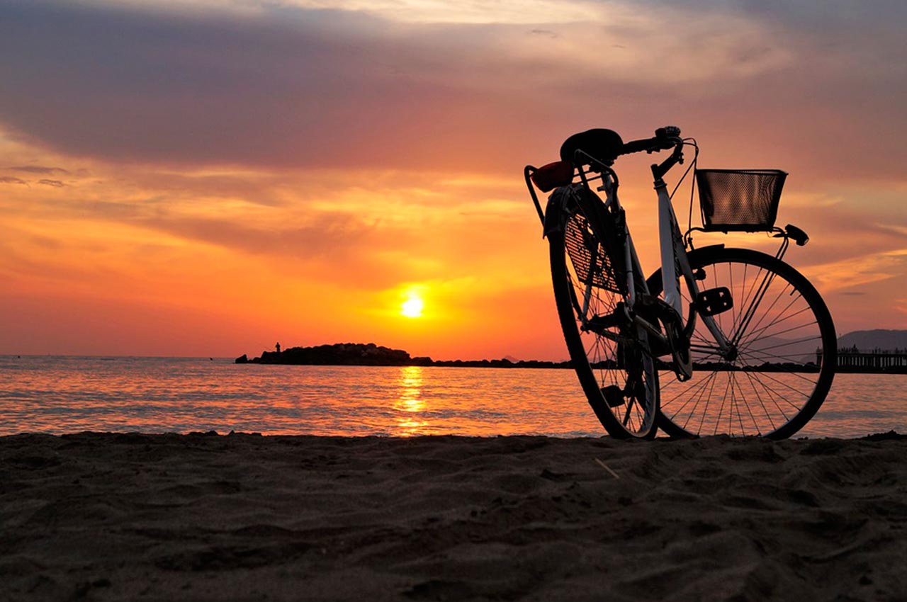 Rutas en bici por la playa