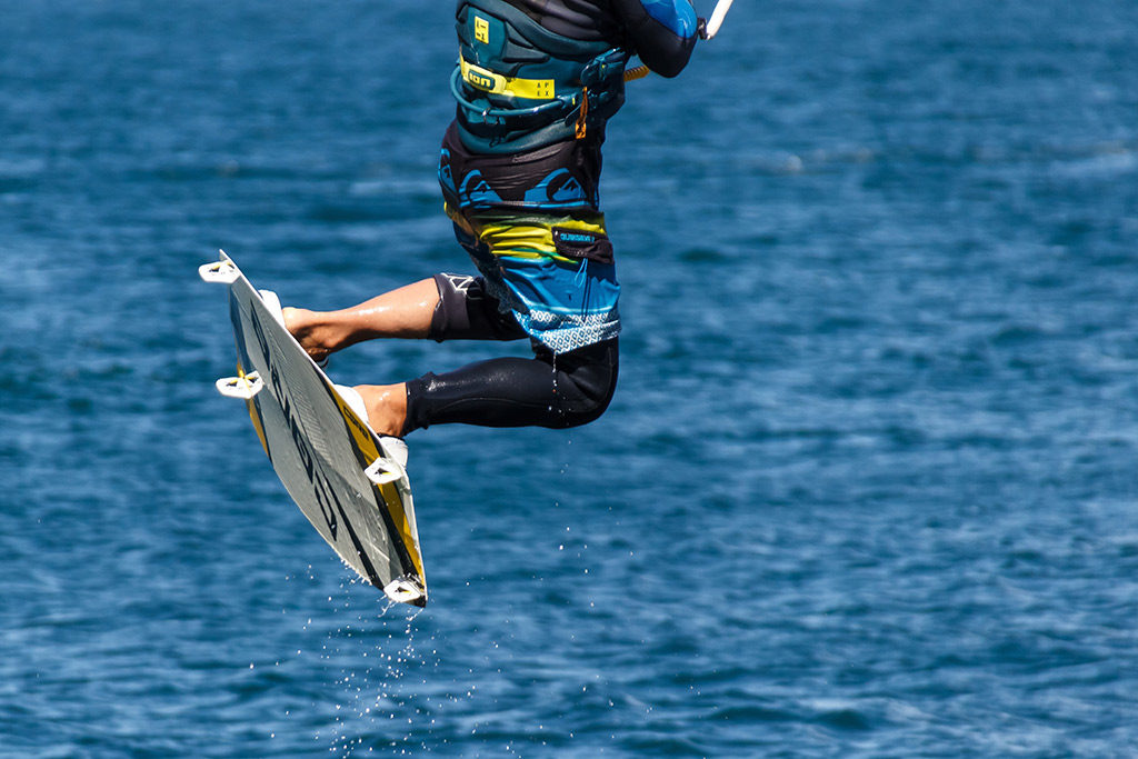 Piruetas en el Cable ski de Benidorm