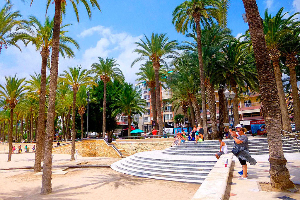 Parque de Elche, casco antiguo de Benidorm