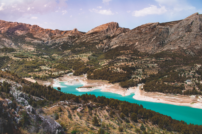 El embalse de guadalest