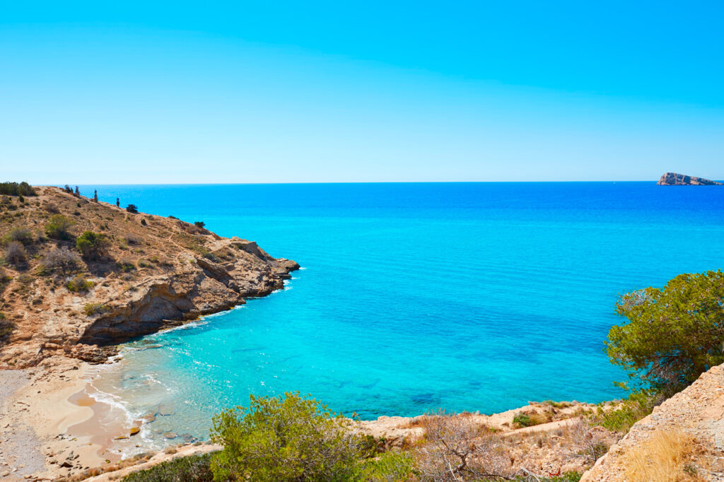 Calita al norte de Benidorm.