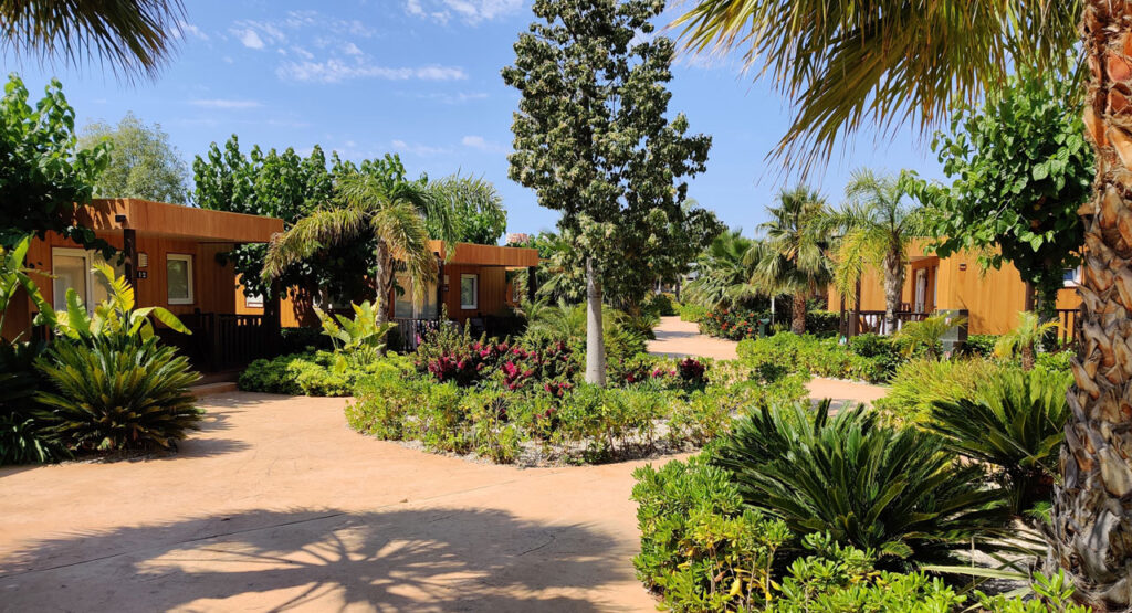 Zona residencial en Camping Villasol.