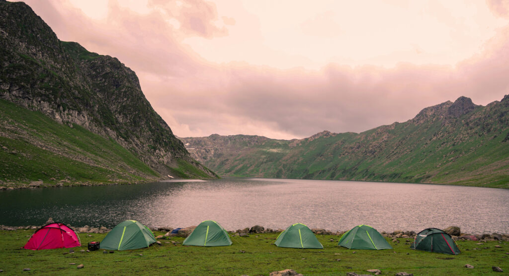 Acampada sostenible.