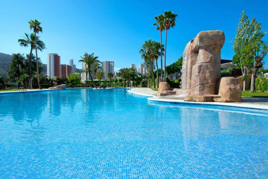 Piscina del Camping Villasol.