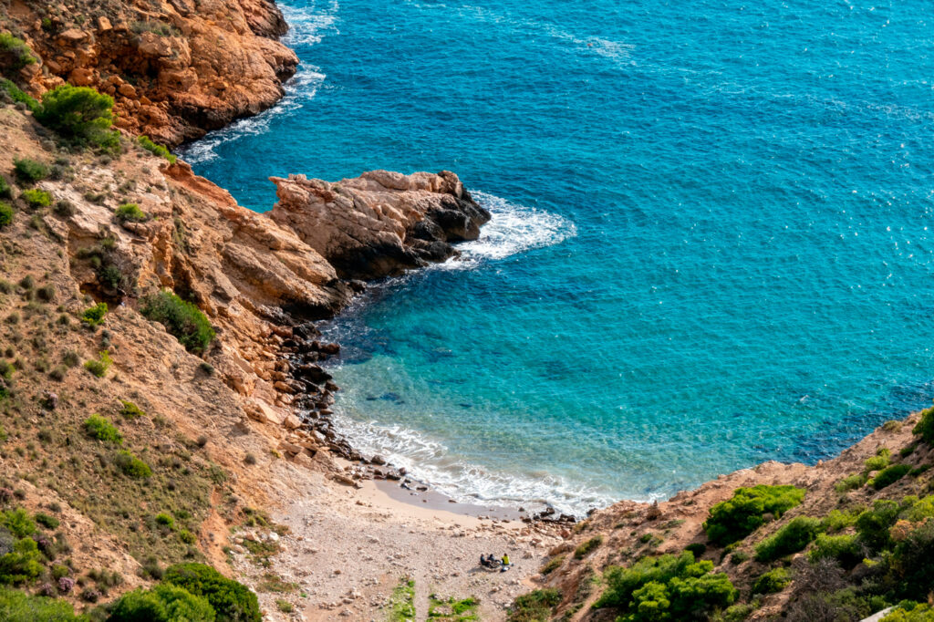 Cala del Tio Ximo, muy cerca de Benidorm.